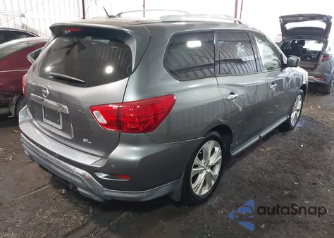 2018 Nissan Pathfinder Sl из США, поврежденный, VIN 5N1DR2MN3JC638070